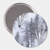 Winter Raven... Magneet (Voorkant / Achterkant)