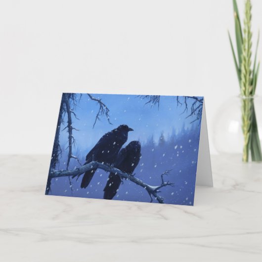Winter Ravens Kaart (Voorkant)