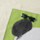 Winter Ready Panda Beer | Jouw namen toevoegen Strandlaken (In situ)