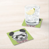 Winter Ready Panda Beer Kartonnen Onderzetters (Insitu)