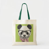 Winter Ready Panda Beer Tote Bag (Voorkant)