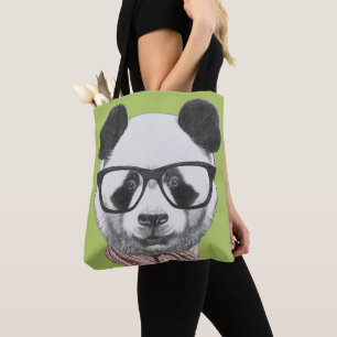 Winter Ready Panda Beer Tote Bag