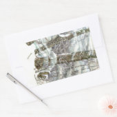 Winter Rechthoekige Sticker (Envelop)