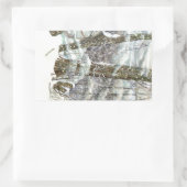 Winter Rechthoekige Sticker (Tas)