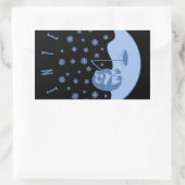 WINTER RECHTHOEKIGE STICKER (Tas)