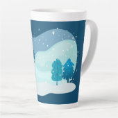 Winter Red Fox Latte Mok (Rechterhoek)