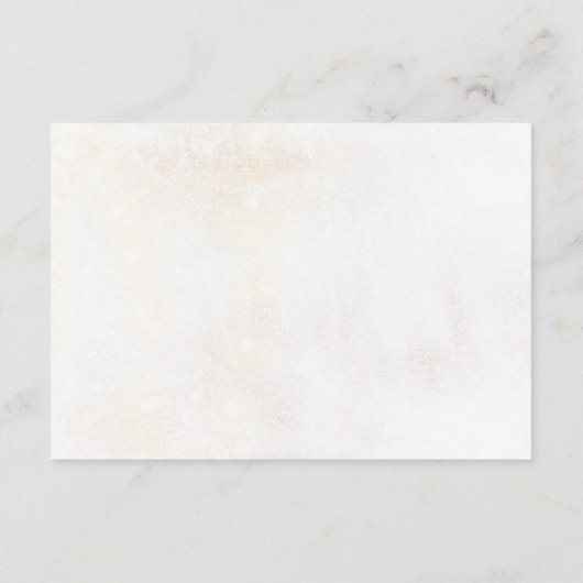 Winter Red Greenery Pinecone Wedding Details Kaart (Achterkant)