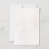 Winter Red Pinecone Wedding Flat Bedankt Kaarten (Achterkant)