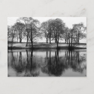 Winter Reflecties: Cheshire, Engeland Briefkaart