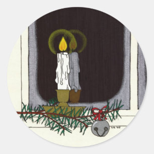 Winter Reflectiestickers Ronde Sticker