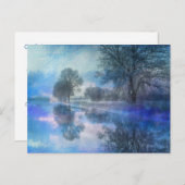 Winter Reflection Holiday Briefkaart (Voorkant / Achterkant)