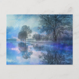 Winter Reflection Holiday Briefkaart