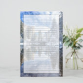 Winter Reflection op Yosemite Briefpapier (Staand voorkant)