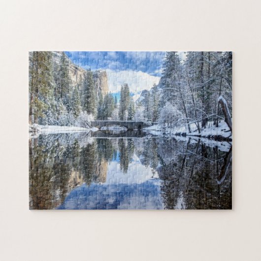 Winter Reflection op Yosemite Legpuzzel (Horizontaal)