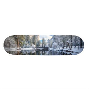 Winter Reflection op Yosemite Skateboard