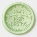 Winter Reindee Christmas Wax Seal Sticker<br><div class="desc">Mooie Winter Rendier Christmas Wax Seal Sticker</div>
