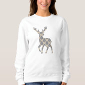 Winter Reindeer Chinoiserie Sweater (Voorkant)