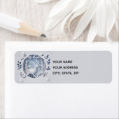 Winter Reindeer Cutout Etiket (Insitu)