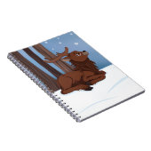 Winter Reindeer Notitieboek (Rechterzijde)