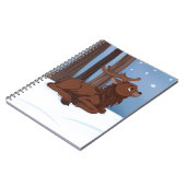 Winter Reindeer Notitieboek (Linkerzijde)