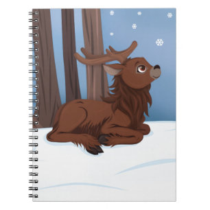 Winter Reindeer Notitieboek
