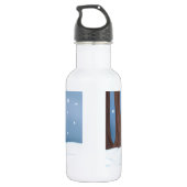 Winter Reindeer Waterfles (Achterkant)