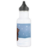 Winter Reindeer Waterfles (Rechts)