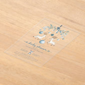 Winter Rendier Baby shower Uitnodiging (Laagn)