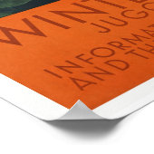 Winter Resort Joegoslavië JuJoegov Riviera Poster (Hoek)