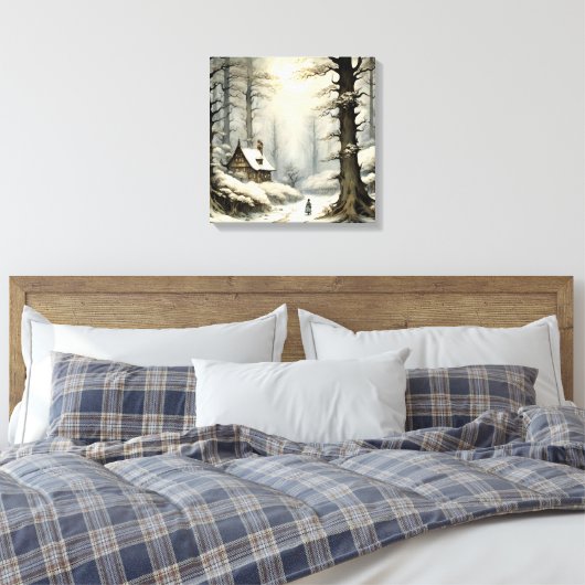 Winter Retreat Canvas Art (Insitu (Slaapkamer))