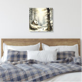 Winter Retreat Canvas Kunst (Insitu (Slaapkamer))