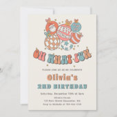 Winter Retro Sinterklaas Kerstmis Verjaardagsfeest Kaart (Voorkant)