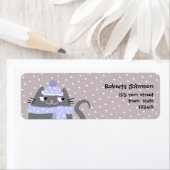 Winter Return Address Etiket (Insitu)