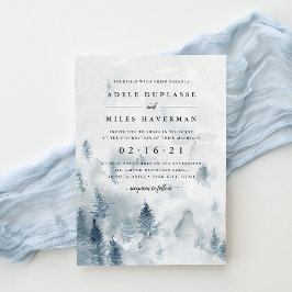 Winter Reverie Wedding Kaart