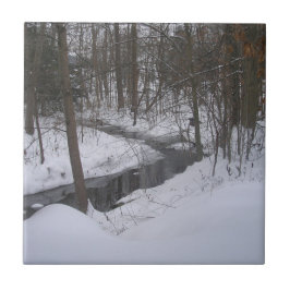 "Winter Ribbon" Tegeltje