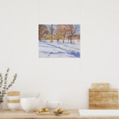 Winter Richmond Park Poster (Keuken)