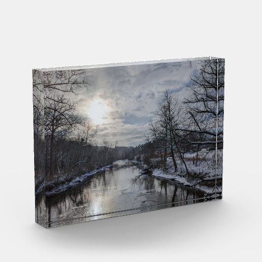 Winter River in het CVNP Fotoblokken (Links)