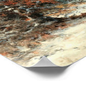Winter rivier landschap poster (Hoek)