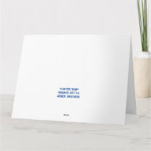 Winter Road Origineel landschap Art Wenskaart Kaart (Achterkant)