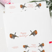 Winter Robin Bird Kerstretouradres