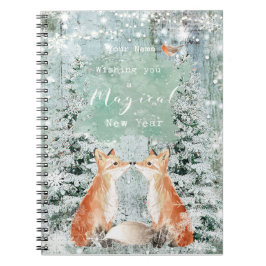 winter robin fox nieuw jaar vakantieboekje notitieboek