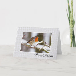 Winter Robin Kerstkaart Kaart