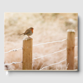 Winter Robin Redbormam Gastenboek