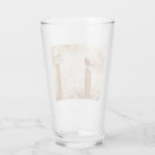 Winter Robin Redbormam Glas (Achterkant)