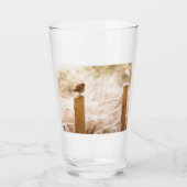 Winter Robin Redbormam Glas (Voorkant)