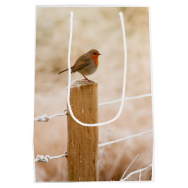 Winter Robin Redbormam Medium Cadeauzakje