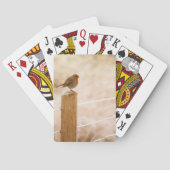 Winter Robin Redbormam Pokerkaarten (Achterkant)