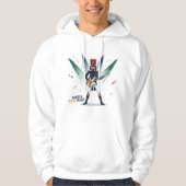 Winter Rock Mood – Nutcracker Guitarist Hoodie (Voorkant)