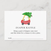 Winter Rode auto's Draaistoelkaart Informatiekaartje (Voorkant)