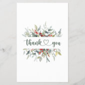 Winter rode bessen groen waar ze waren spel flyer (Achterkant)